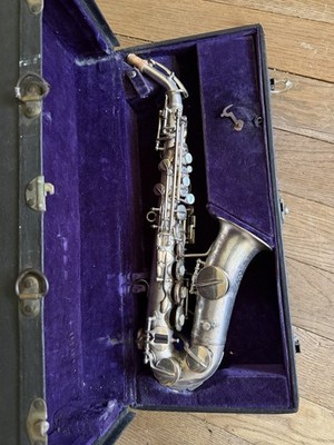 Buescher Curved Soprano Saxophone Keyed To High F