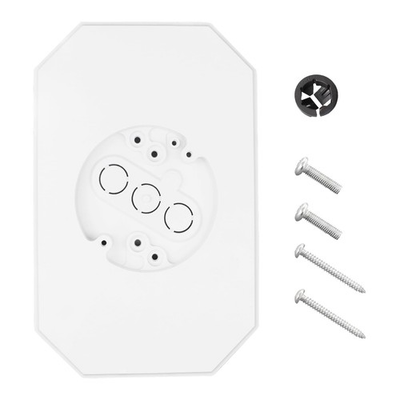 #ad White Outdoor Siding Light Mounting Block Kit with Built in Electrical Box 1 $24.87