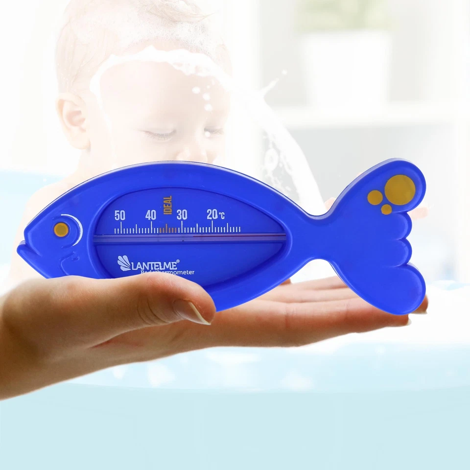 2er Set Badethermometer Baby Kinder Badewanne Badewasser Temperaturmesser Fisch - Bild 3 von 4