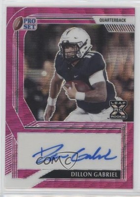 2022 Leaf Pro Set Metal Pink Wave 5/20 Dillon Gabriel #PA-DG1 Auto 11ur