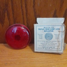 Used Original Genuine Ford Tail Light Rear Lamp Red Glass Lens 1937 Ford Car