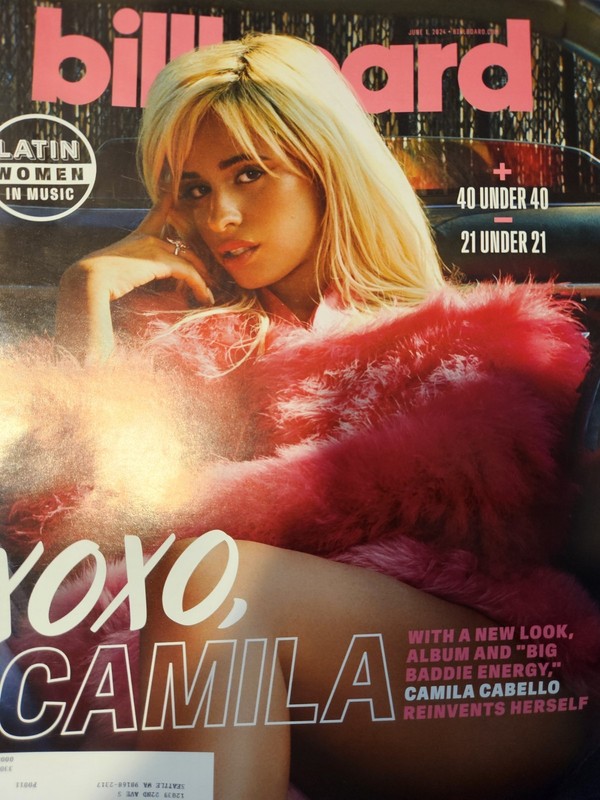 Billboard Magazine, June 1, 2024 Camila Cabello, Latin Women in Music Cover