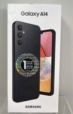 New Sealed Samsung Galaxy A14 128GB RAM Black UNLOCKED Smartphone Cell