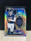 🔥Rare 2024 Topps Chrome Caleb Williams Rookie Game Worn Patch Relic Refractor🔥