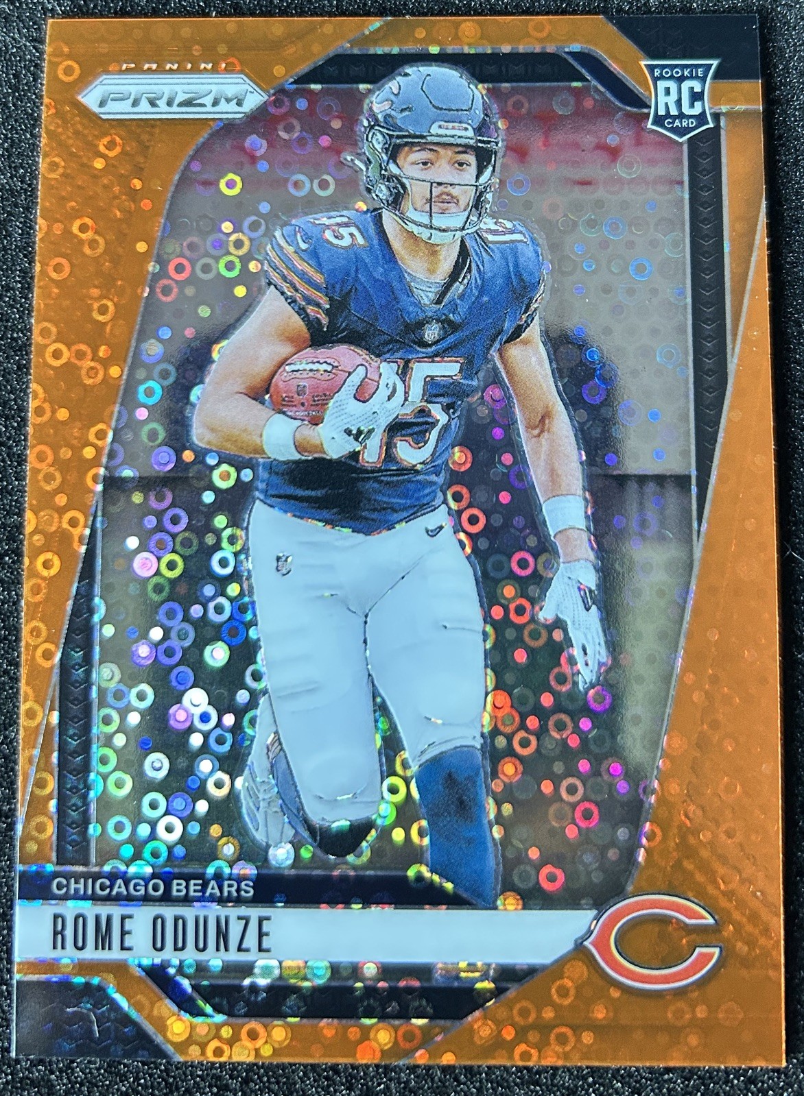 2024 Panini Prizm- Rome Odunze #385 Disco Prizm (RC) BEARS 