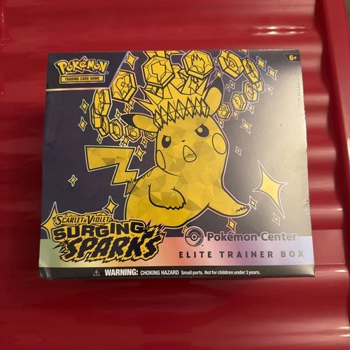 Pokemon TCG - Surging Sparks Pokemon Center - Elite Trainer Box - Sealed ETB