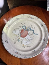 International China Japan MARMALADE Dinner Plate 10 3/4" Blue Ribbon Duck Goose