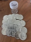 SILVER!! Roll of 20 Coins 90% Silver Ben Franklin Half Dollars $10 Face Value