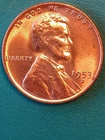 1953-D Lincoln Wheat BRILLIANT RED UNCIRCULATED See Pics Nice Coin