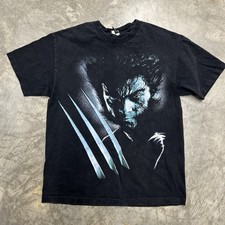 VINTAGE Marvel Mad Engine Hugh Jackman Wolverine X-Men Tee Size Large