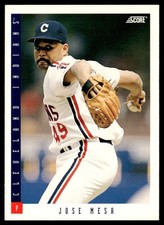 1993 Score Jose Mesa Cleveland Indians #424