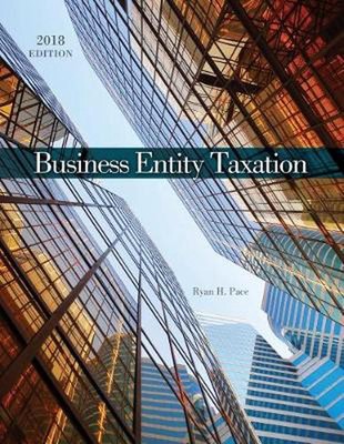 Business Entity Taxation by Pace (English) Paperback Book