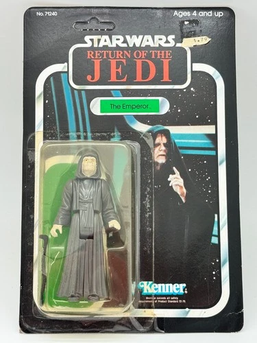 VINTAGE STAR WARS ROTJ 77 BACK THE EMPEROR MOC SHIPS WITH STAR CASE