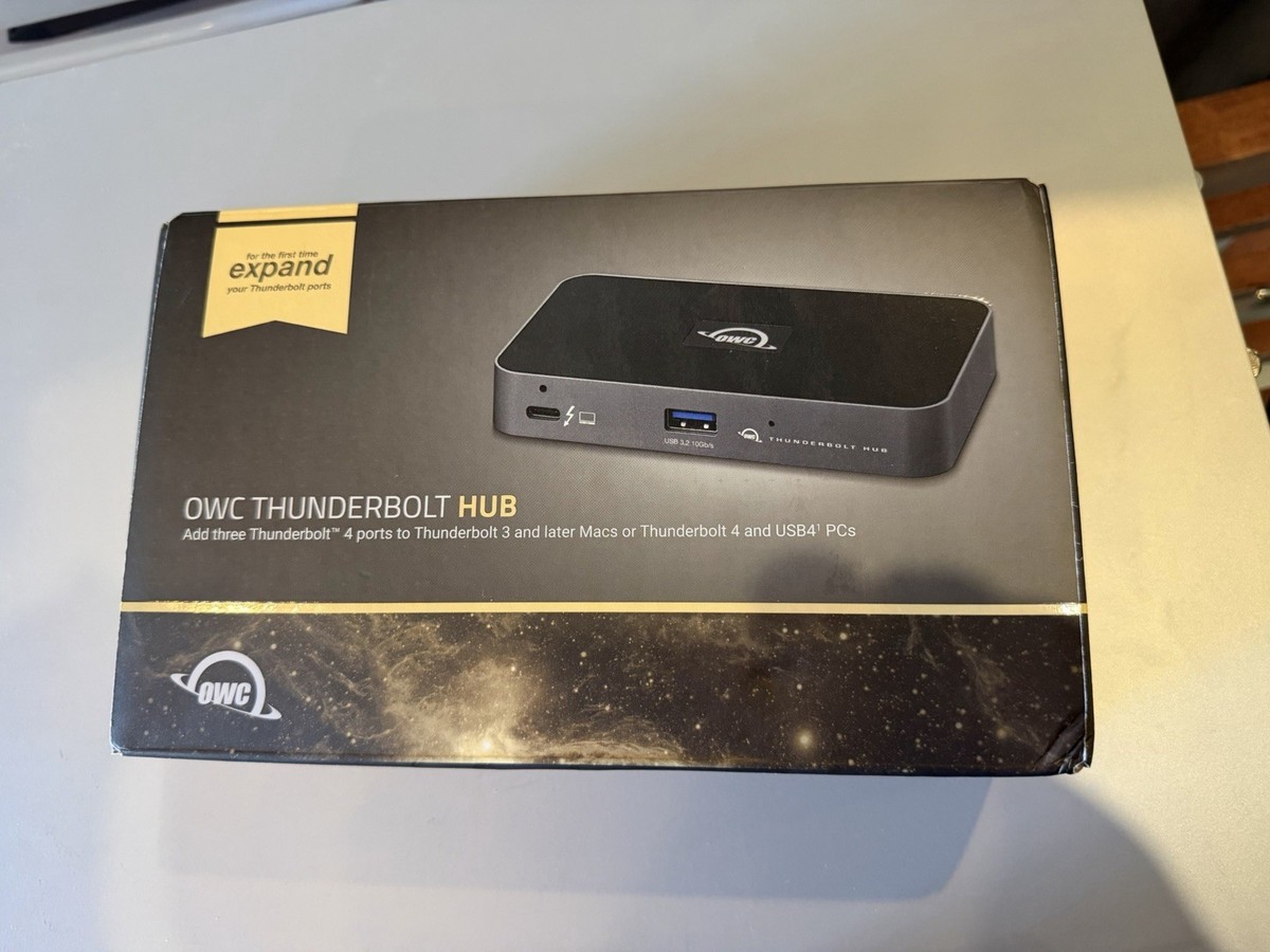 OWC Thunderbolt Hub Docking Station Adds 3 Thunderbolt 4 Ports
