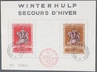 MayfairStamps Belgium 1943 Winter Relief Souvenir Sheet aaz_90187