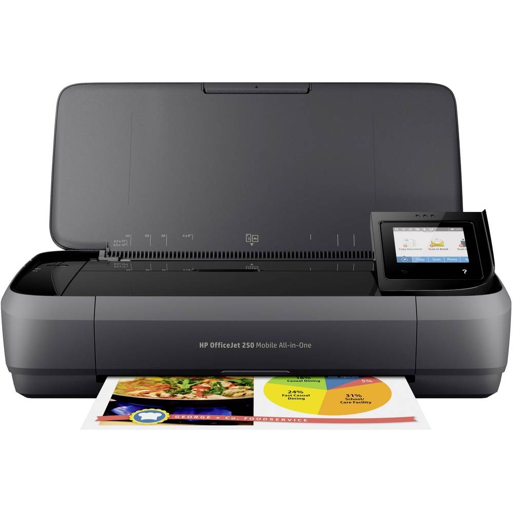Imprimante A4 HP OfficeJet 250 multifonction jet d'encre avec chargeur de documents automatique