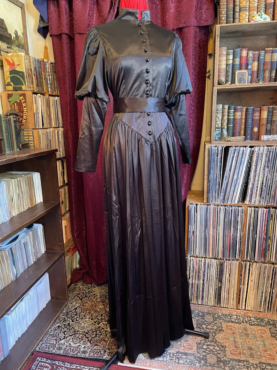 Vestido Victorian Choice Reproducción Años 1800 Negro Mediano Western Para Mujer’s