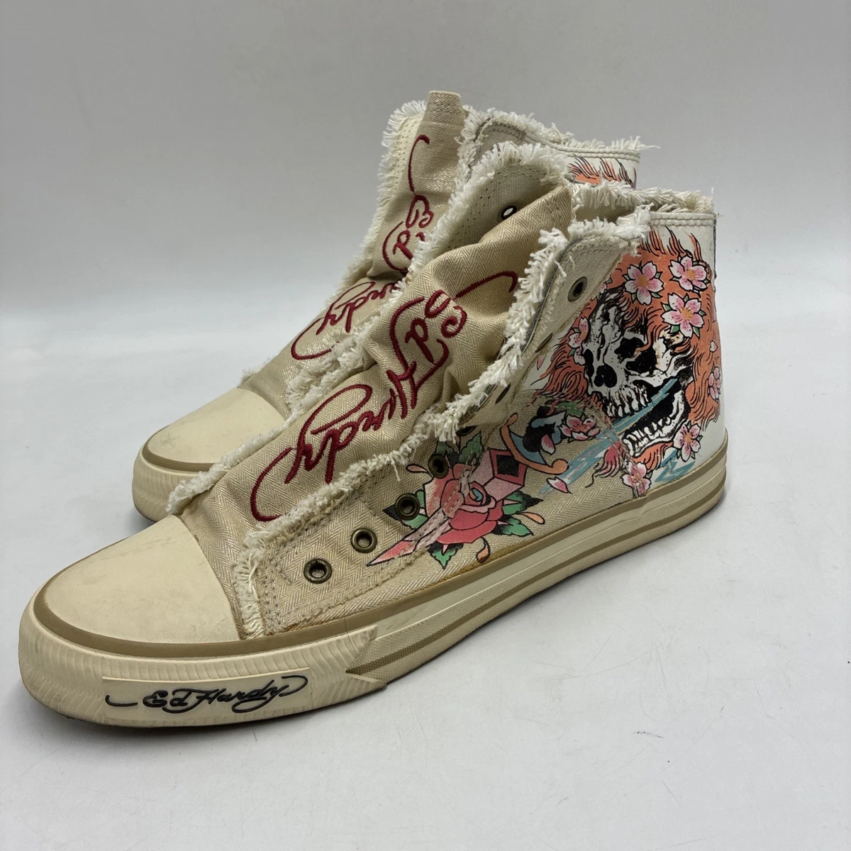 Ed Hardy White Casual Shoes for Men for sale | eBay display picture 1