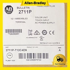 2711PT12C4D9 Allen Bradley 2711P-T12C4D9 Panelview Plus12.1" Assembled Terminal