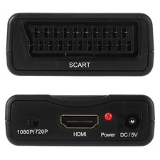 mizikuu Adattatore Scart Hdmi, Cavo Convertitore da SCART a HDMI durevole Switch di Uscita Full