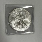2019 American Eagle Silver Dollar, Walking Liberty Uncirculated/Slight Toning
