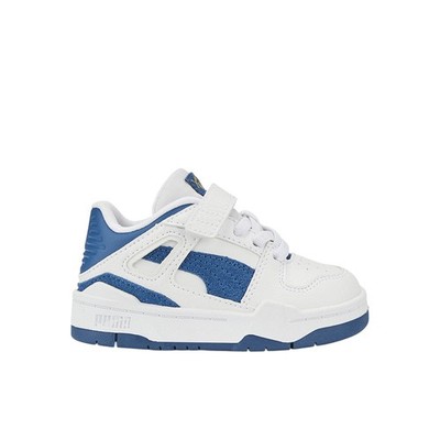 PUMA Slipstream Suede Lace Up  Toddler Boys White Sneakers Casual Shoes 38868501
