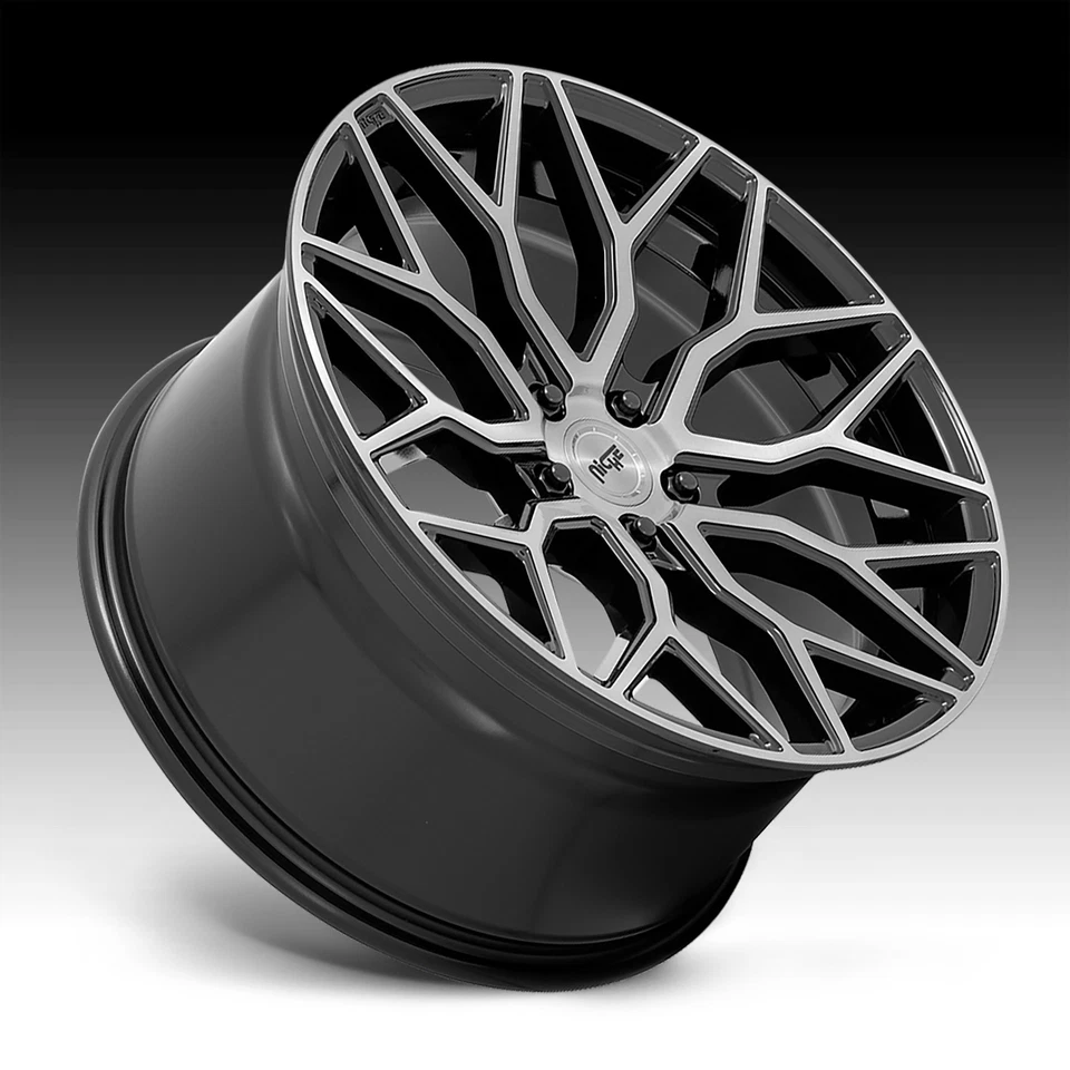 Niche M262 Mazzanti Gloss Black Brushed 20x9 5x4.5 35mm (M262209065+35) - Image 2 of 3