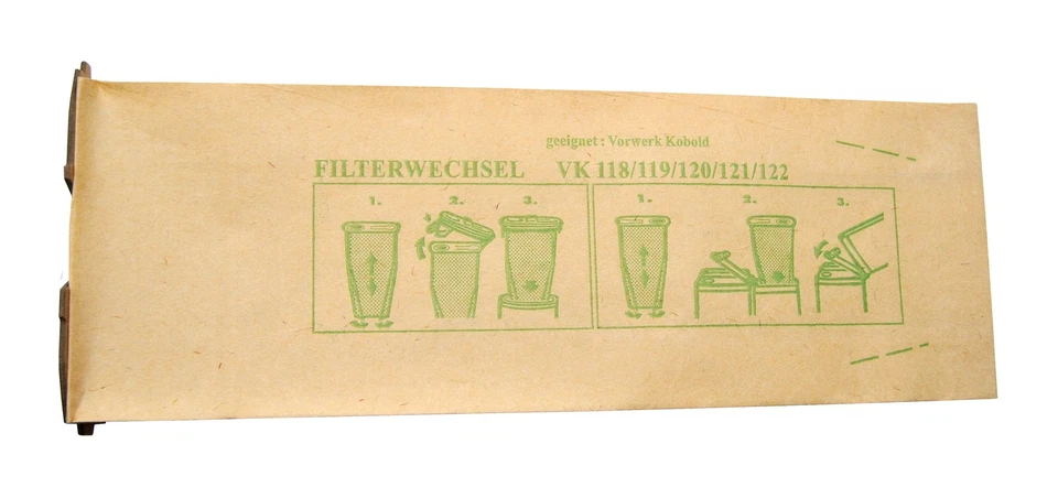 20 Staubsaugerbeutel geeign Vorwerk VK 118 119 120 121 122 EXTRA STARKER FLANSCH - Bild 4 von 4