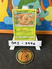 Weedle 1/111 Common Pokémon Card (Crimson Invasion)