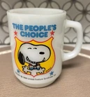 Vintage SNOOPY The People’s Choice Mug Collectors Series 1980 #4 Anchor Hocking