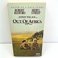 VHS Out of Africa  1985 Robert Redford Meryl Streep Drama Romance Adventure