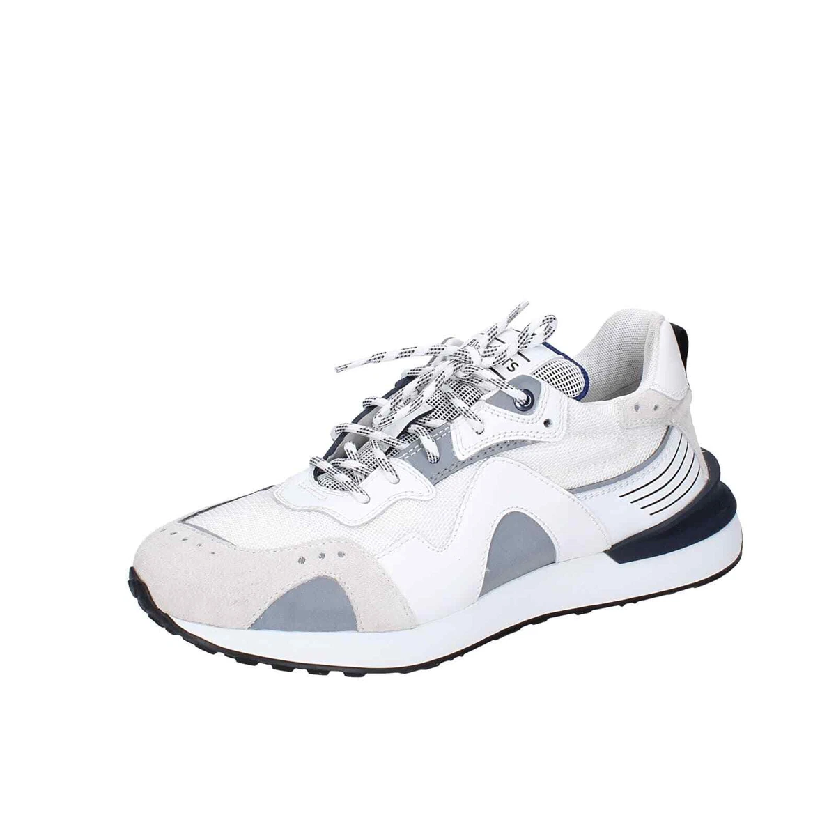 Men s shoes BRIMARTS 6 EU 40 sneakers beige leather white suede EY28 40 eBay