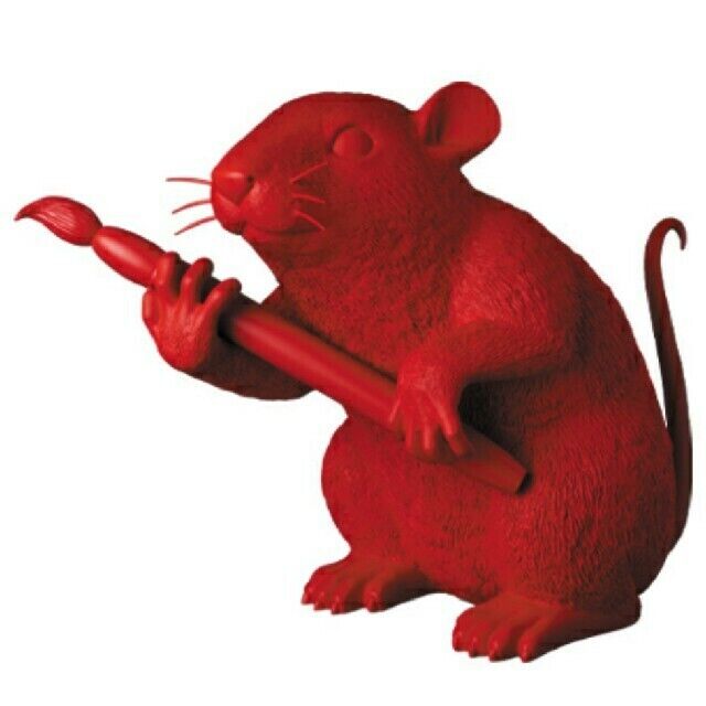 NEW Banksy Love Rat Red Ver. Medicom Toy Mct Tokyo Banksy NEW Banksy Love Rat Red Ver. Medicom Toy Mct Tokyo Banksy