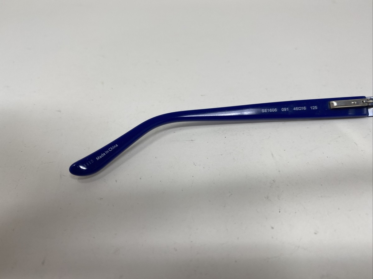 SKECHERS KIDS EYEGLASS FRAME SE 1606 091 BLUE 46/16/125 FLEX 