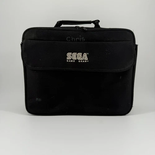 SEGA Game Gear - Vintage Black Carrying Case Travel Bag