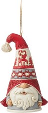 Jim Shore Heartwood Creek Four Seasons Nordic Noel Gnome Flap Hat Ornament