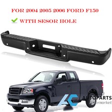 For 2004 2005 Ford F150 Rear Bumper Step Bumper Assembly W Sensor Hole Texture For 2004 2005 Ford F150 Rear Bumper Step Bumper Assembly W Sensor Hole Texture