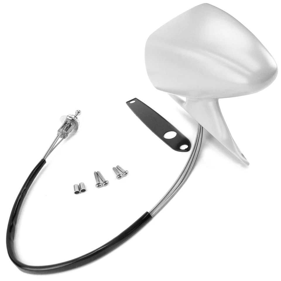 Espelho de corrida externo remoto primer esquerdo 1969 Mustang - Imagem 2 de 3