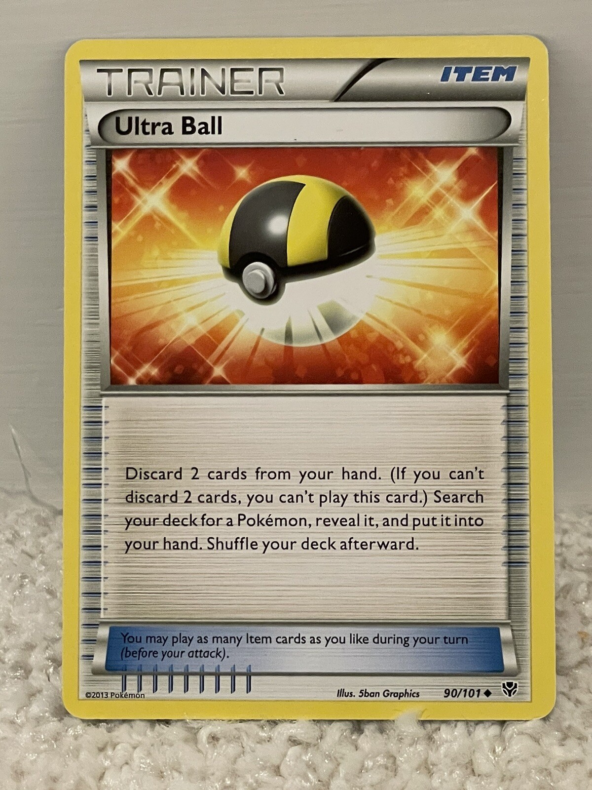 Ultra Ball 90/101 - Plasma Blast - Uncommon - Pokemon Card TCG - NM Unplayed!