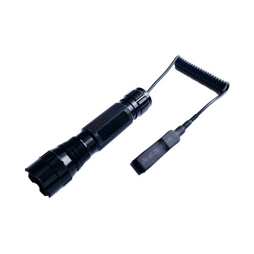 Lampe Tactique + Laser Adaptable Rail 11 ou 20mm Picatinny Weaver Chasse - Imagen 9 de 12