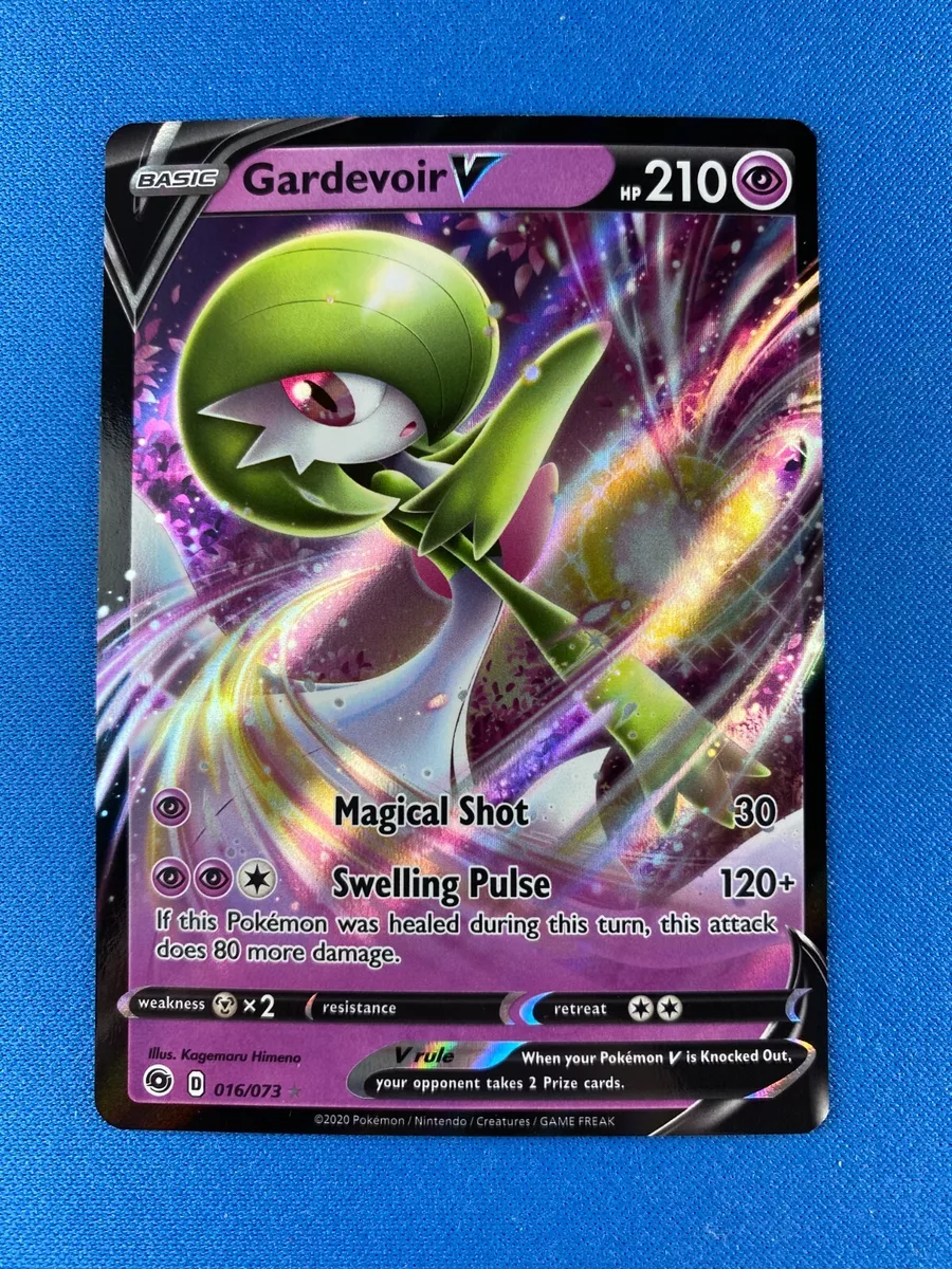 016/073 Gardevoir V, Rare Holo V Card