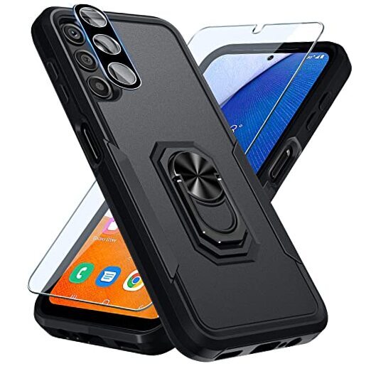 Janmitta Compatible with Samsung Galaxy A14 for Samsung Galaxy A14 Black Matte