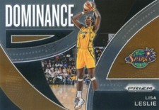 2022 Panini Prizm WNBA LISA LESLIE #9 DOMINANCE INSERT SPARKS