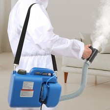 8L Electric ULV Fogger Machine, Portable Fogger Sprayer Machine 1200W Blue
