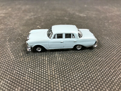 Miniature Norev 1/86 - Mercedes 220 Bleue - 1960 - Boîte D'origine