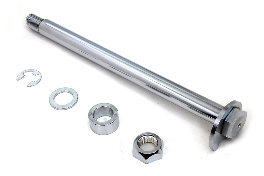 Kit de eje trasero cromado Harley para modelos FLT Touring 2009 Up V-Twin 44-0271 K8 Foto 2 de 4