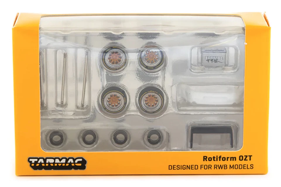 Tarmac T64W-008-CHOR Tuning Teile "Rotiform OZT" für RWB Model Reifen Räder 1:64 - Bild 2 von 2