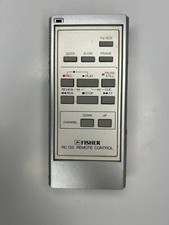 Fisher RC-725 VCR Remote Control, Silver - OEM for FVH725