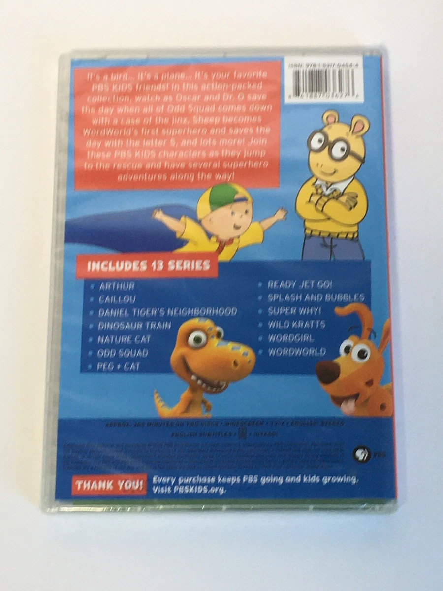 PBS Kids 20 Incredible Tales DVD Wild Kratts, Daniel Tiger, Nature Cat - SEALED