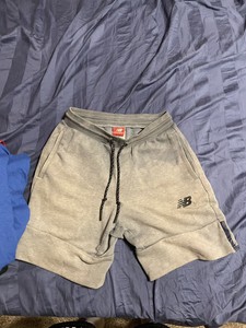 grey new balance shorts